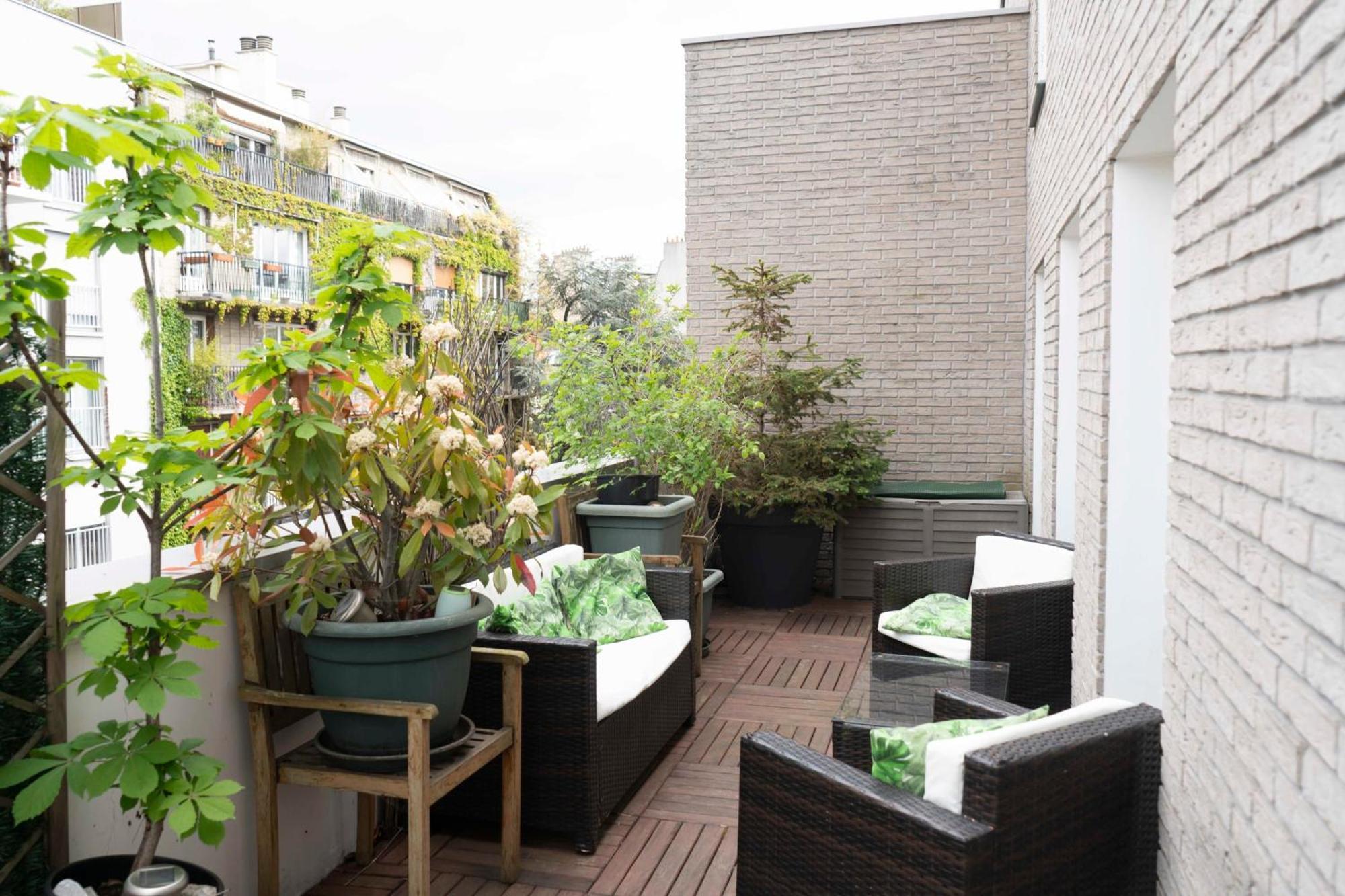 Charming Duplex With Two Balconies In The 13th Appartement